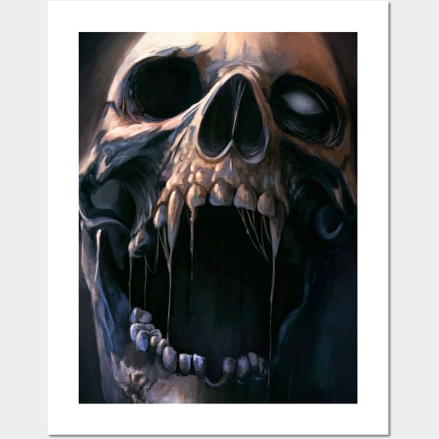 Skull of Agony Wall Art by Nightfrost